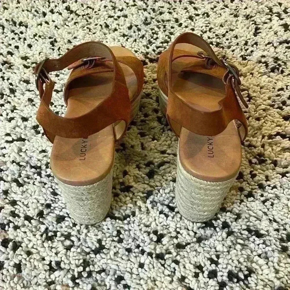 Lucky Brand Espadrille Platform Wedge Sandals, size 8 1/2 - Picture 2 of 7